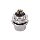 Conector M12 Painel 8 Pinos Femea
