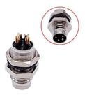 Conector m8 painel 4 pinos macho Conector m8 painel 4 pinos macho