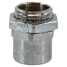 Conector Macho Giratório 1/2" Latão Zincado Indel