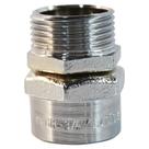 Conector Macho Giratório 3/4" Latão Zincado Indel