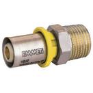 Conector Macho Para Gas 20Mm X 1/2 Prensar Multi Gás, Emmeti