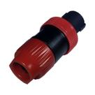 Conector macho plug speakon 4 polos corpo curto - pc / 10
