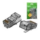 Conector Macho RJ45 Cat6 com 20 Peças Intelbras Conector Macho RJ45 Cat6 com 20 Peças Intelbras