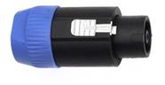 Conector Macho Speakon 8 Vias Com Abraçadeira Star Cable