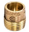 Conector Macho VDI de Cobre Bronze 54mm x 2.1/2" Sem Anel Eluma