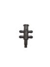 Conector Manifold 4 Saídas p/ Botão gotejador Netafim 10 UND