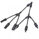 Conector MC4 3 vias 3x1 Painel Energia Solar Tipo Y Cabo