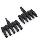 Conector MC4 5 Vias 5x1 40A Ligação Painel Energia Solar