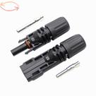Conector Mc4 Painel Solar Cabo 2,5 A 6mm 30a - 1 Par Macho x Fêmea
