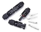 Conector MC4 Snetec 30A 1000V Painel Solar - Kit 2 Pares