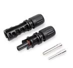Conector MC4 Snetec Cabo 10mm 50A 1500V Painel Solar Conector MC4 Snetec Cabo 10mm 50A 1500V Painel Solar