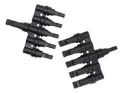 Conector MC4 Snetec T5 5x1 Vias 30A 1000V DC Painel Solar