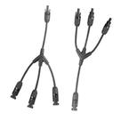 Conector MC4 Snetec Y3 3x1 Vias 4mm 30A 1000V Painel Solar Conector MC4 Snetec Y3 3x1 Vias 4mm 30A 1000V Painel Solar