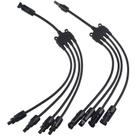 Conector MC4 Snetec Y4 4x1 Vias 4mm 30A 1000V Painel Solar Conector MC4 Snetec Y4 4x1 Vias 4mm 30A 1000V Painel Solar