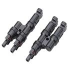 Conector MC4 - Y P/ Ligação Paralelo Painel Solar - Par