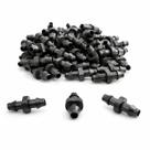 Conector Micro Tubo Mangueira 4mm a 5mm Irrigação KIT 100 PÇ