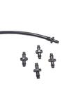 Conector Microtubo Netafim 50 Unidades + 25M Microtubo flex