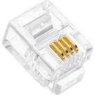 Conector Modular Rj11 (So Plug Jack) 606 - Kit C/20