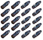 Conector Neutrik NC3FXX-B Feminino XLR e NC3MXX-B Masculino XLR Conector Neutrik NC3FXX-B Feminino XLR e NC3MXX-B Masculino XLR