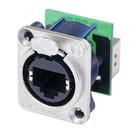 Conector Neutrik NE8FDP RJ45 (Ethercon Chassis) Receptáculo de passagem direta Conector Neutrik NE8FDP RJ45 (Ethercon Chassis) Receptáculo de passagem direta