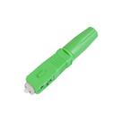 Conector Óptico SM de Campo Fast Connector Rosca Verde - SC APC