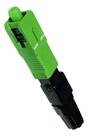 Conector Óptico Sm Fast Sc apc Crimp Click Verde 10 Unidades