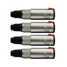 Conector P10 1/4 Femea Linha Trs Wc 197 Wireconex 04 Unidades