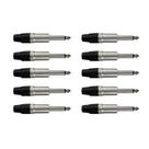 Conector P10 Macho Linha Mono Wc 1112 Wireconex 10 Unidades