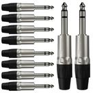Conector P10 Stereo Macho Wc 1123 Wireconex 10 Unidades F108
