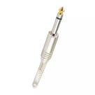 Conector P10 Stereo Niquelado Com Mola HJ009S - HYX T3