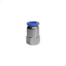 Conector Para Compressor Reta 1/8'' x 6mm Rosca Fêmea 5 Un