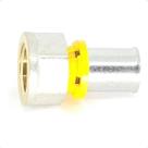 Conector Para Gás Tubo Multicamada Prensar 16mm X 1/2 Fêmea Conector Para Gás Tubo Multicamada Prensar 16mm X 1/2 Fêmea