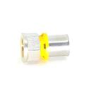 Conector Para Gás Tubo Multicamada Prensar 20mm X 1/2 Fêmea