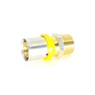 Conector Para Gás Tubo Multicamada Prensar 20mm X 1/2 Macho