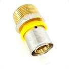 Conector Para Gás Tubo Multicamada Prensar 20mm X 3/4 Macho