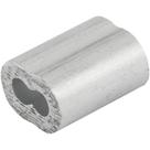 Conector para Linga de Cabos de Aço 1-8 15,8mm Al 6063 Cartela com 10 Peças Vonder Conector para Linga de Cabos de Aço 1-8 15,8mm Al 6063 Cartela com 10 Peças Vonder