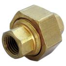 Conector para Manguera HOMEPLUS+ Unión de Latón Amarillo 3/8"