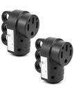Conector para RV QWORK 50 Amp Hembra 6-50R Receptáculo NEMA 14-50 Paquete de 2 Conector para RV QWORK 50 Amp Hembra 6-50R Receptáculo NEMA 14-50 Paquete de 2