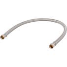 Conector para torneira Eastman 61 cm em aço inoxidável trançado Conector para torneira Eastman 61 cm em aço inoxidável trançado