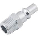 Conector Pino Rosca Macho 1/4 Npt Aço Rápido Zincado Cartel Conector Pino Rosca Macho 1/4 Npt Aço Rápido Zincado Cartel