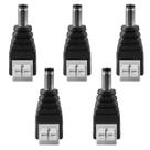 Conector Plug Adaptador P4 Macho Conex 3000 Intelbras 5 Unidades Cftv Cameras Vigilancia