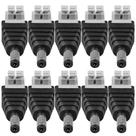 Conector Plug Adaptador P4 Macho Conex 3000 Intelbras 50 Unidades Cftv Cameras Vigilancia