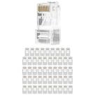 Conector Plug Macho Conexão Rj45 Cat6 Intelbras Conex 1000 Para Cabo de Rede Lan 50 Unidades