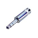Conector plug p10 stereo rean by neutrik cabo 6mm nys202