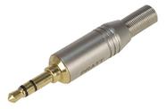 Conector Plug P2 Stereo Tipo Amphenol Prata Ks3p Pro