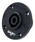Conector Plug Speakon Femea De 4 Vias Painel Redondo Sa2x