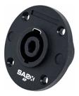Conector Plug Speakon Femea De 4 Vias Painel Redondo Sa2x