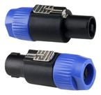 Conector Plug Speakon Tipo Neutrik 4 Polos Macho Mxt 02 Unid