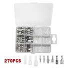 Conector Plug Terminais 270pçs 2.8/4.8/6.3mm Macho/fêmea