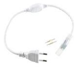 Conector Plug Tomada Fonte Mangueira Led Chata Bivolt